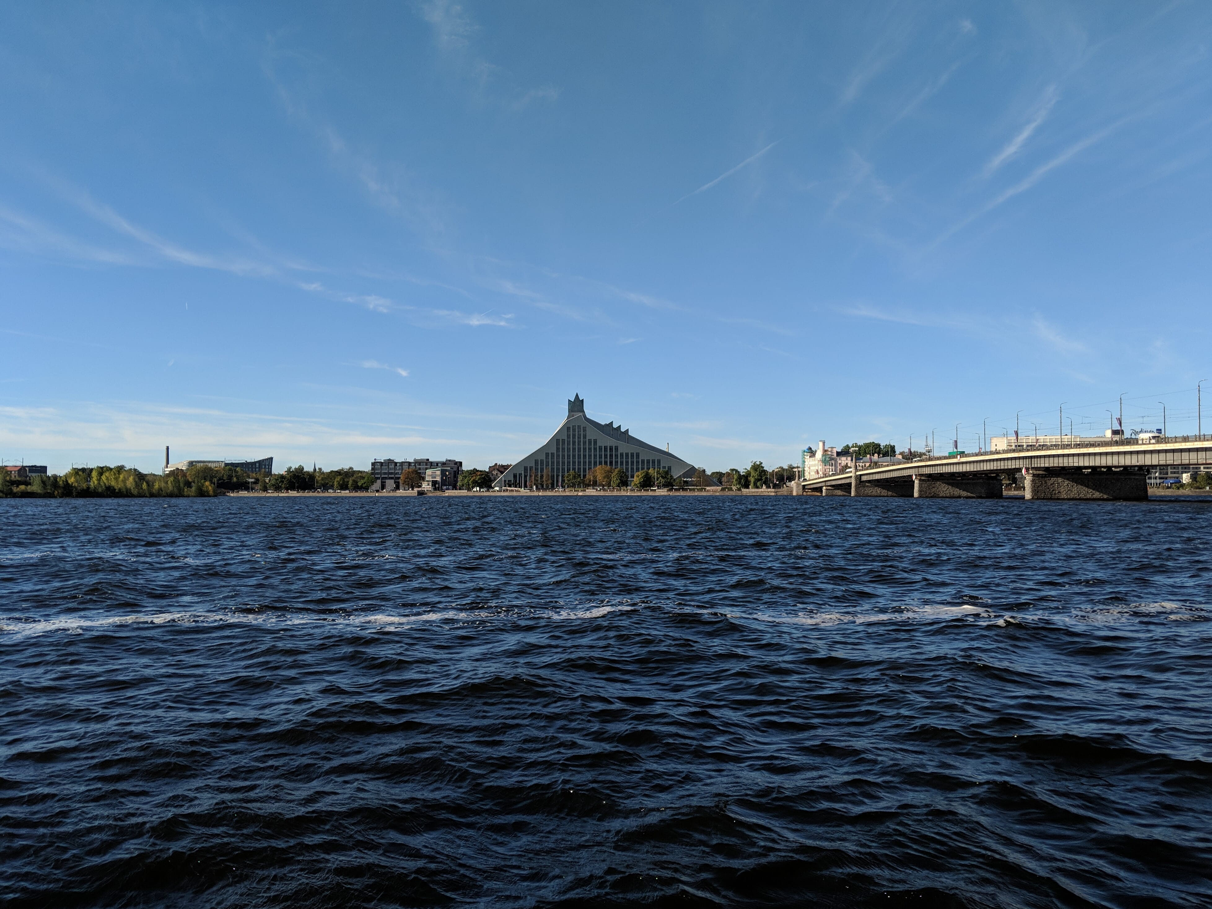 Riga across the river