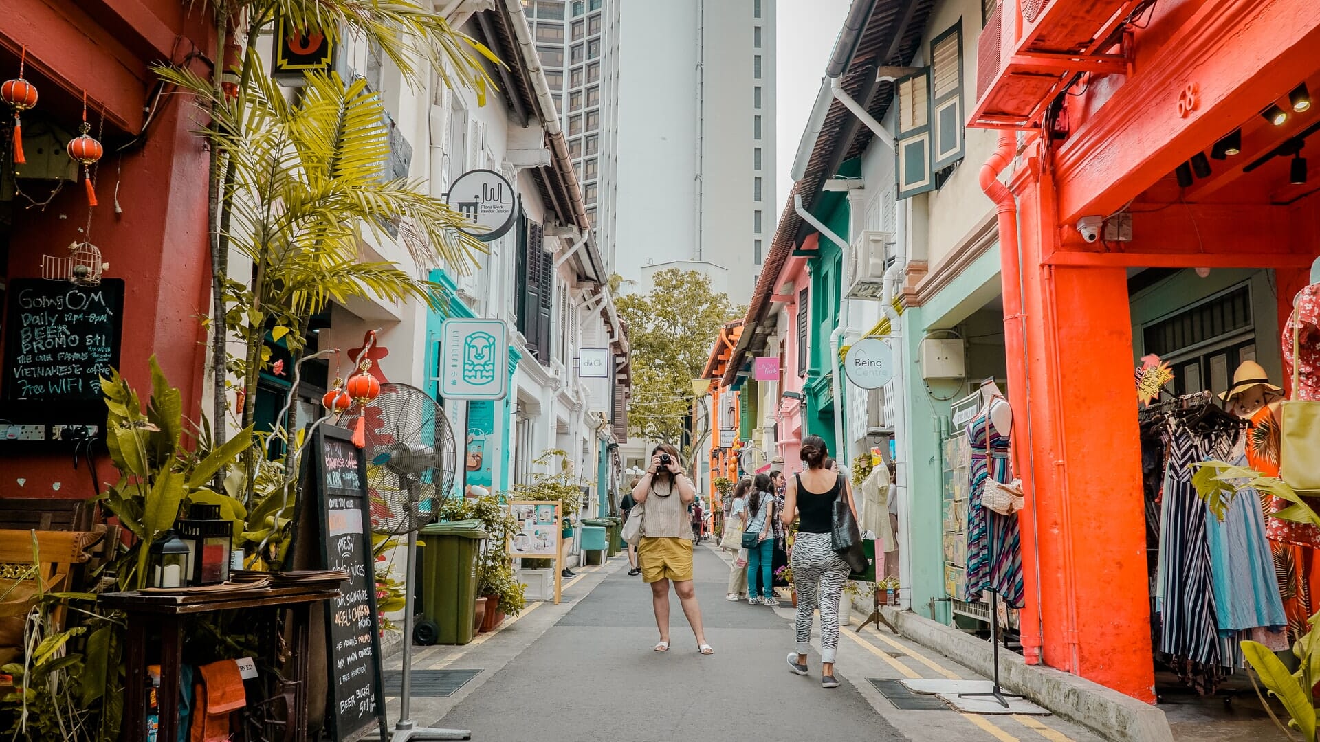 Haji Lane in the Kampong Glam.