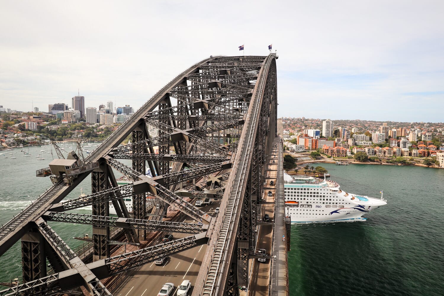Sydney Harbour Bridge from the Pylon Lookout