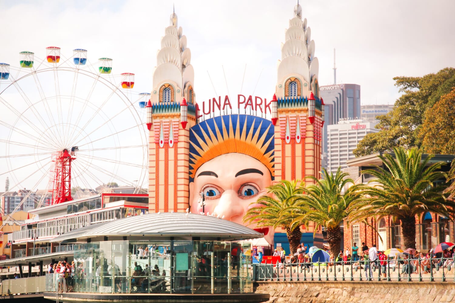 Luna Park entrance and ferry terminal