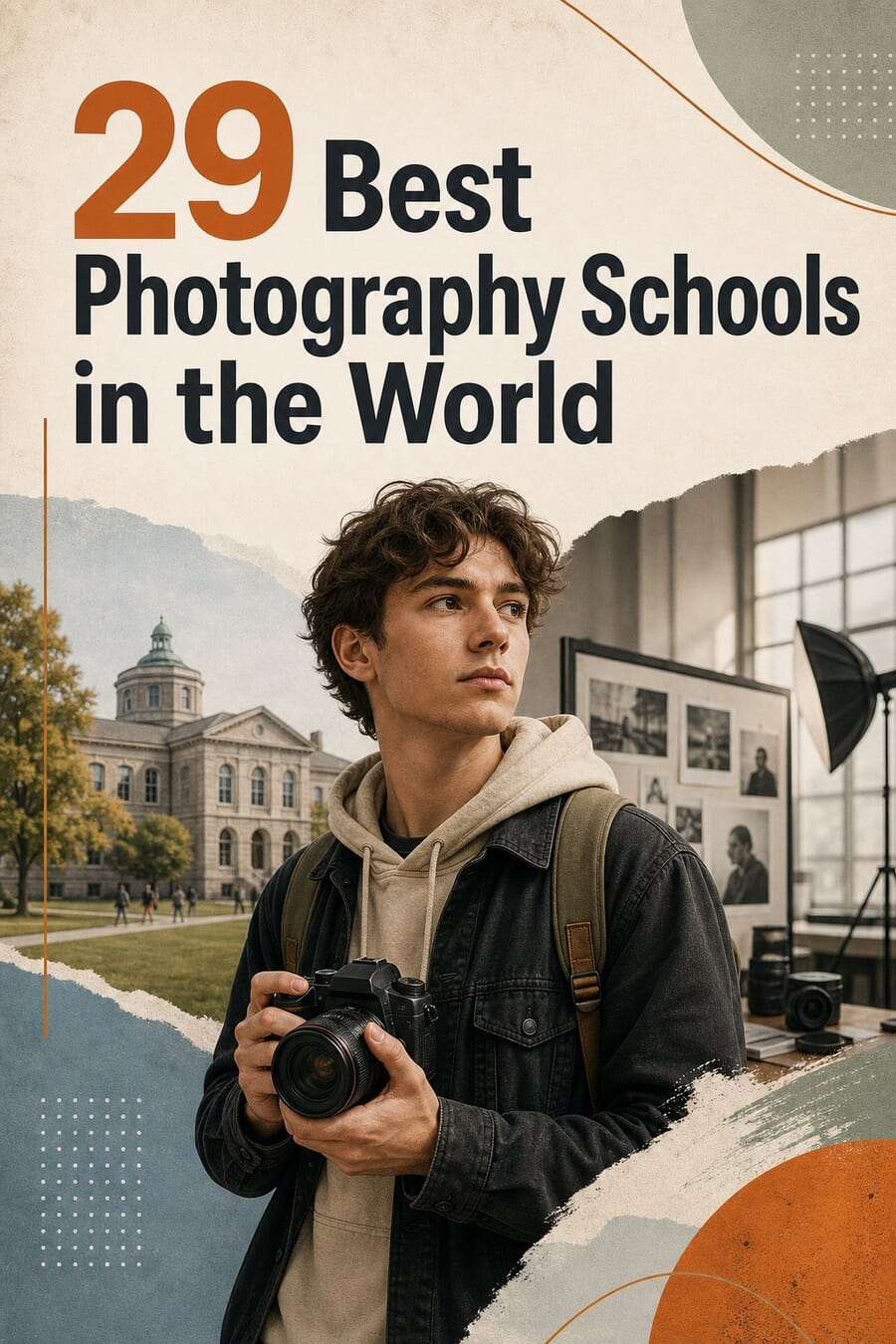 29 Best Photography Schools in the World infographic pin