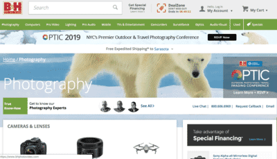 The Ten Best Online Camera Stores To Get Your Photography Gear From