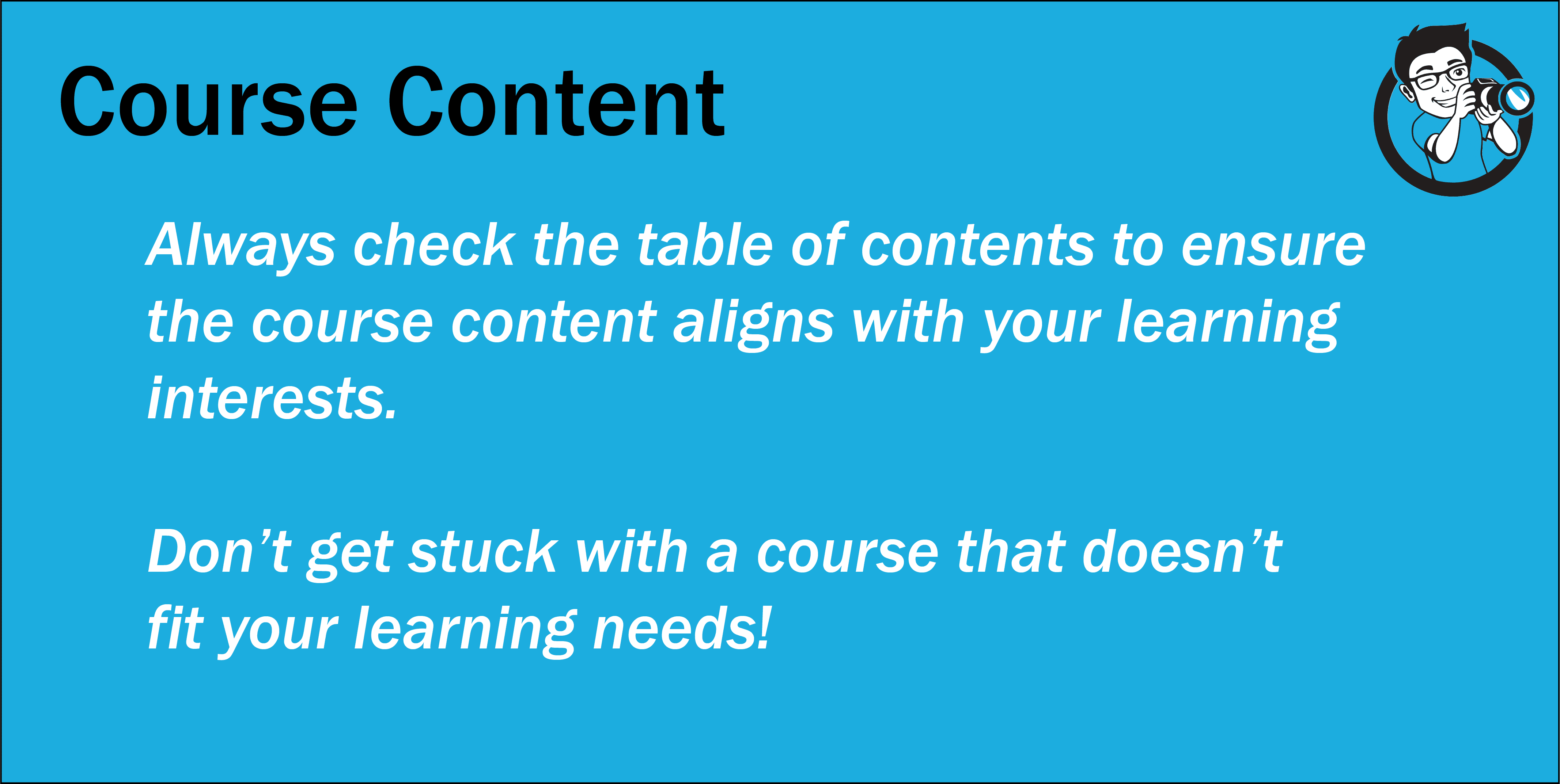 Course content
