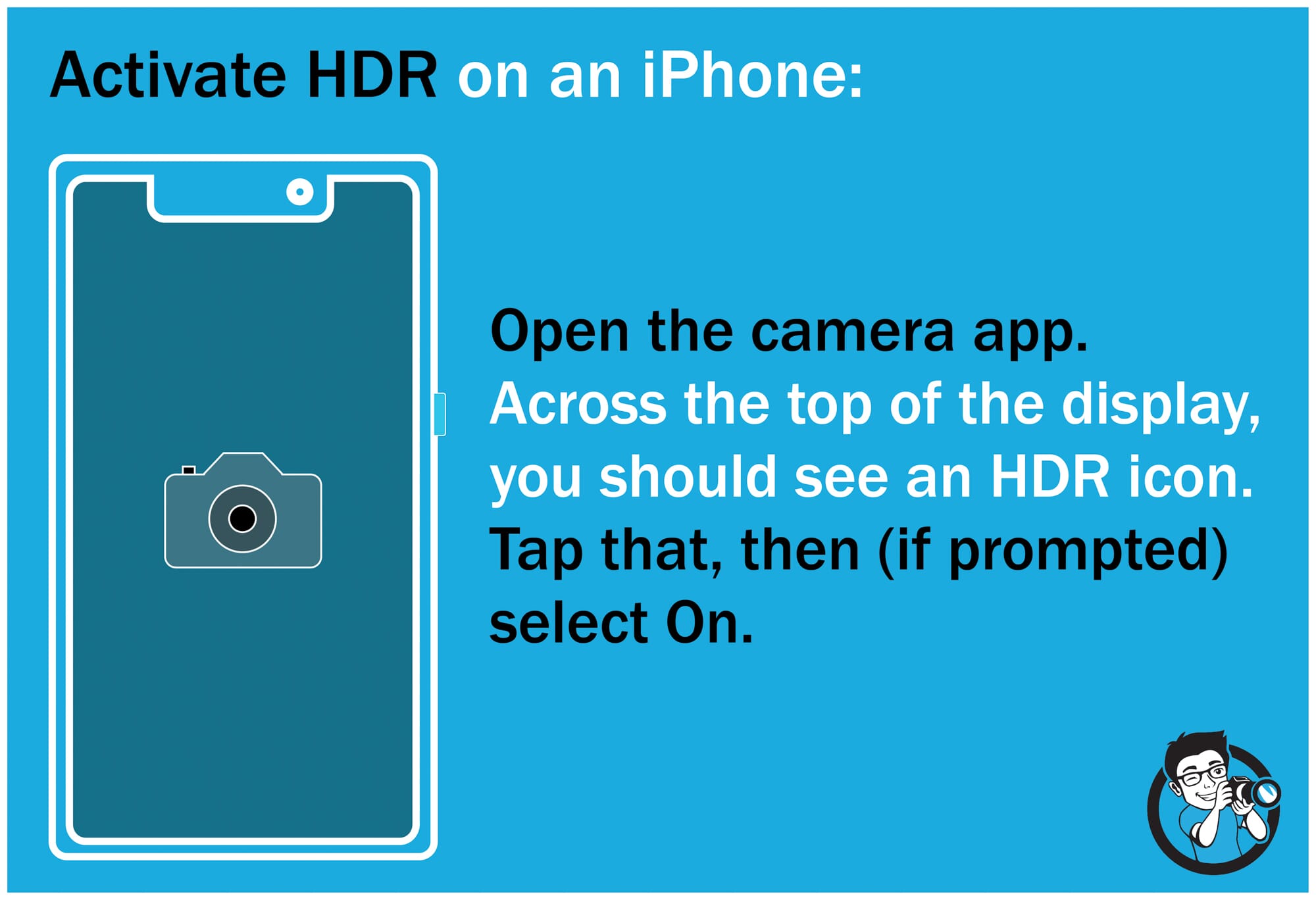 Activate HDR on an iPhone