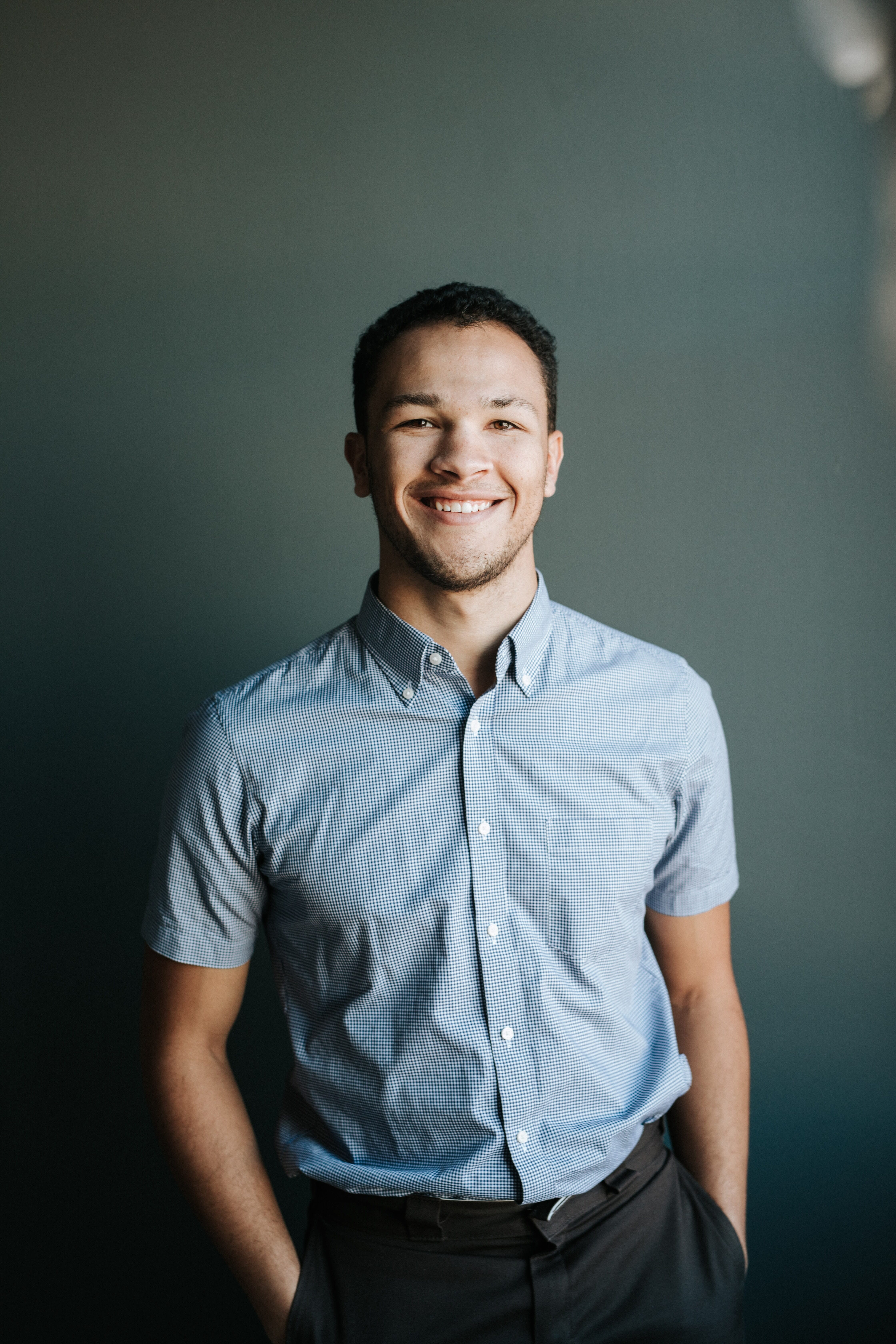 Nice 45-45 lighting setup for a portrait