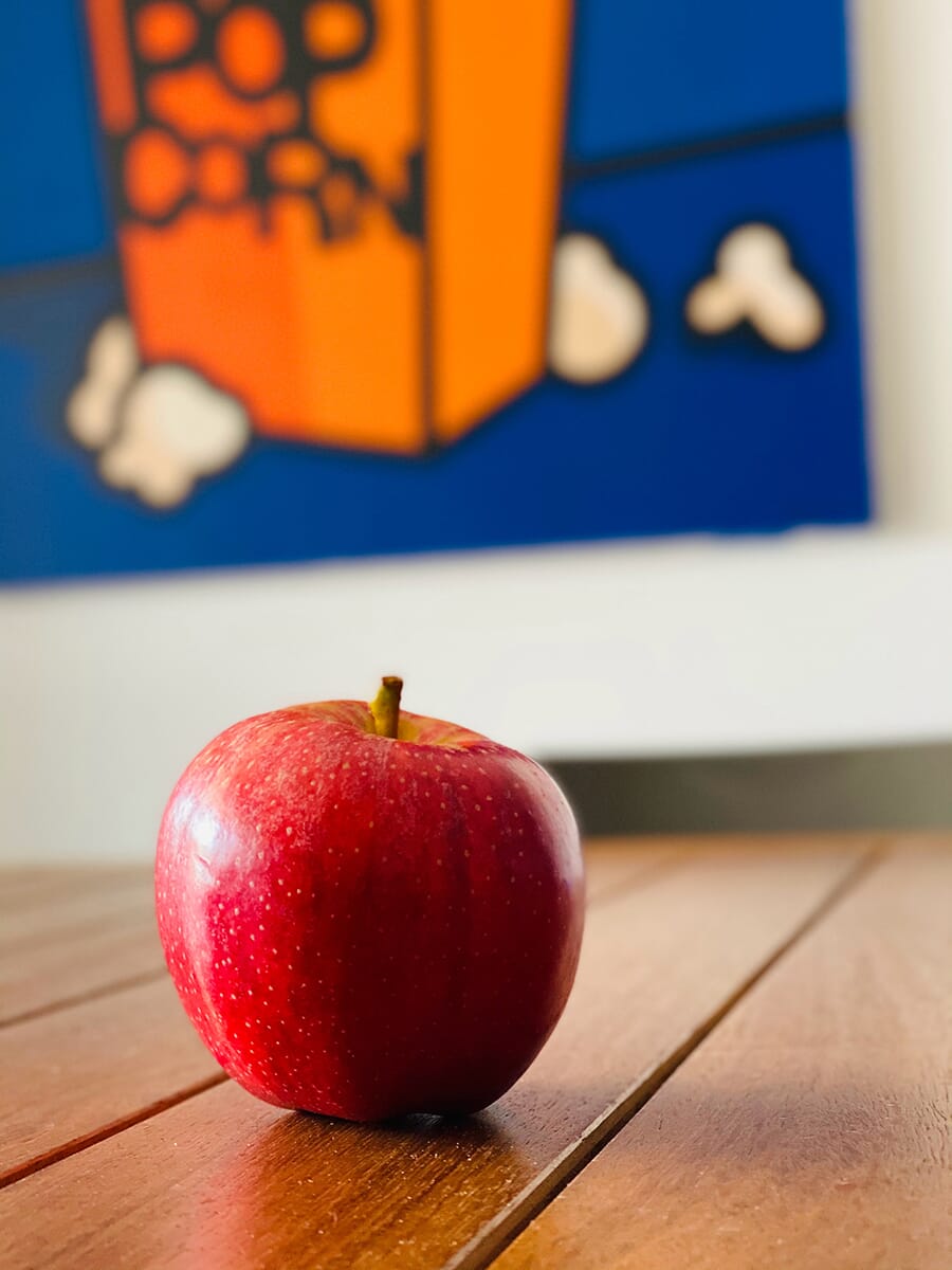 Simple fruit portrait photography