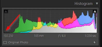 blackpoint in histogram