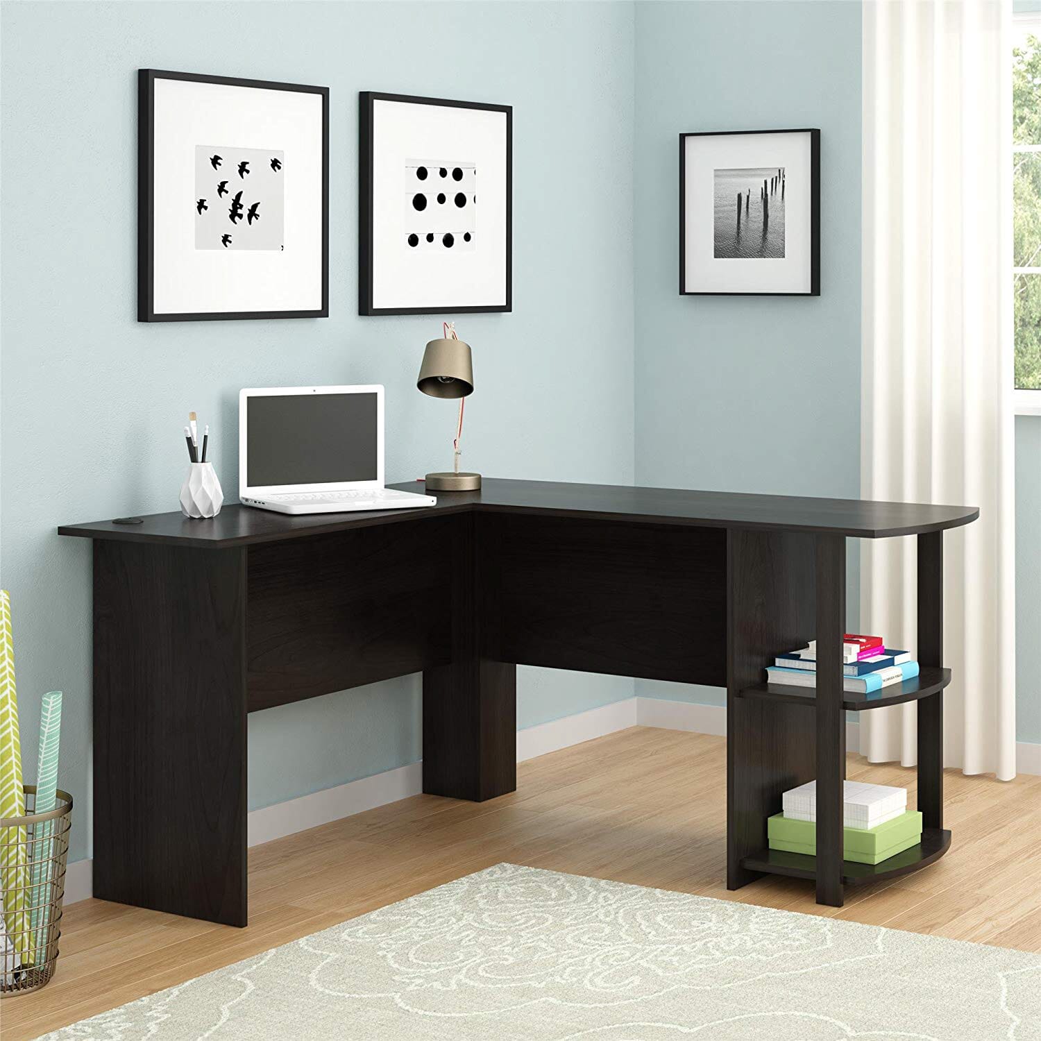 Choosing a desk with ample workspace is crucial.