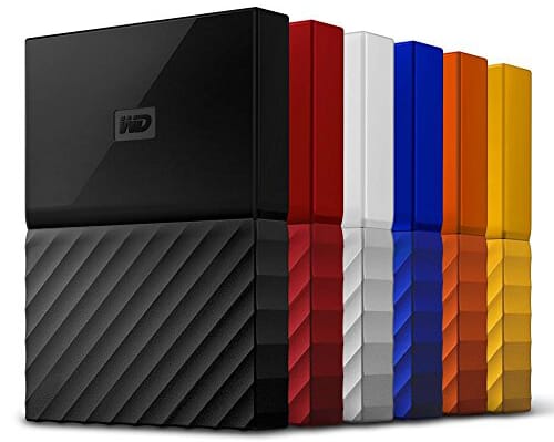 Portable hard drives are essential for keeping your work backed-up and safe.