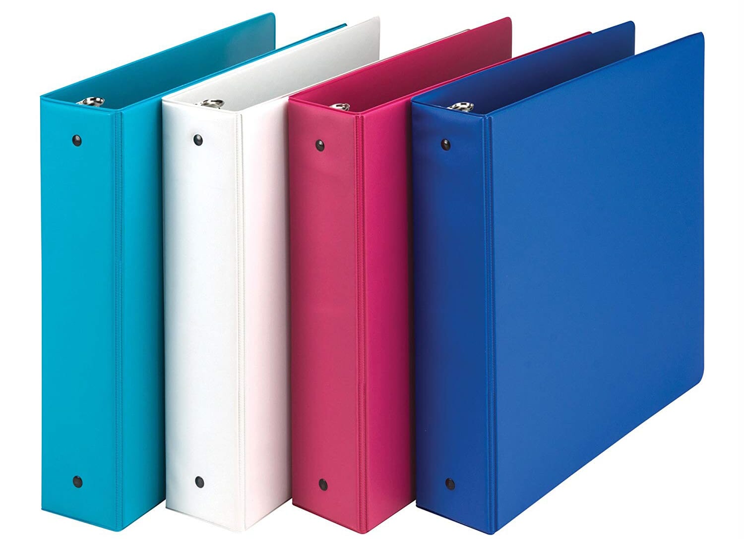 Choosing a set of colored binders will help you identify and categorize your files.
