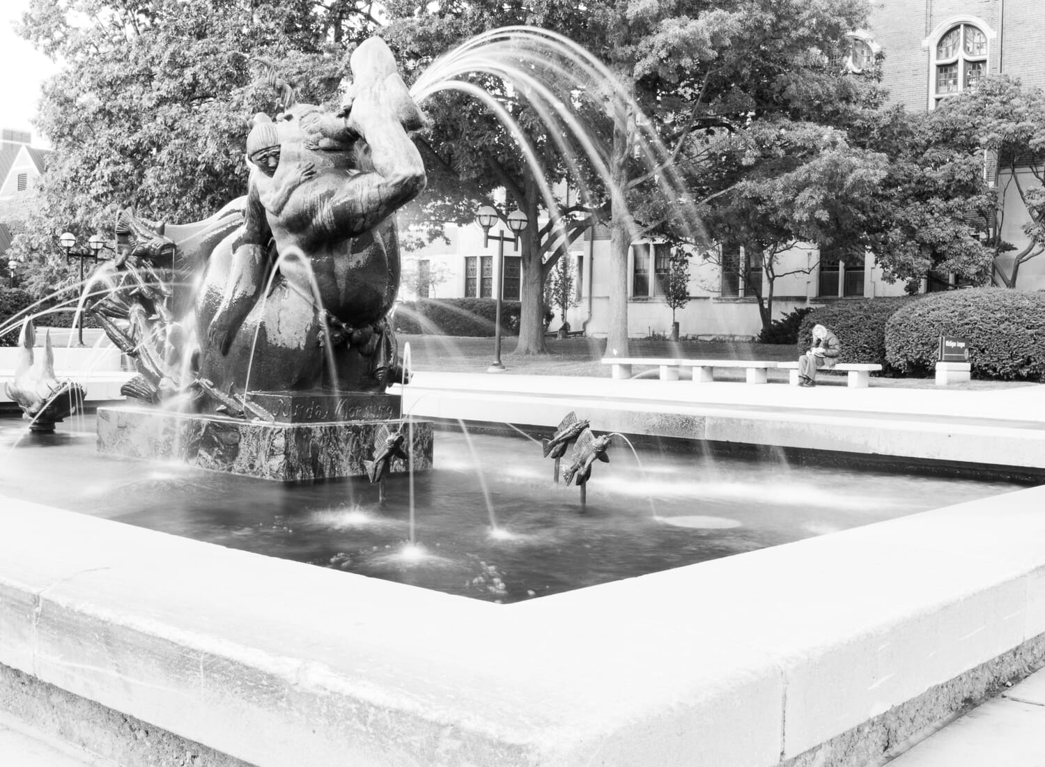 water feature - shallow depth of field