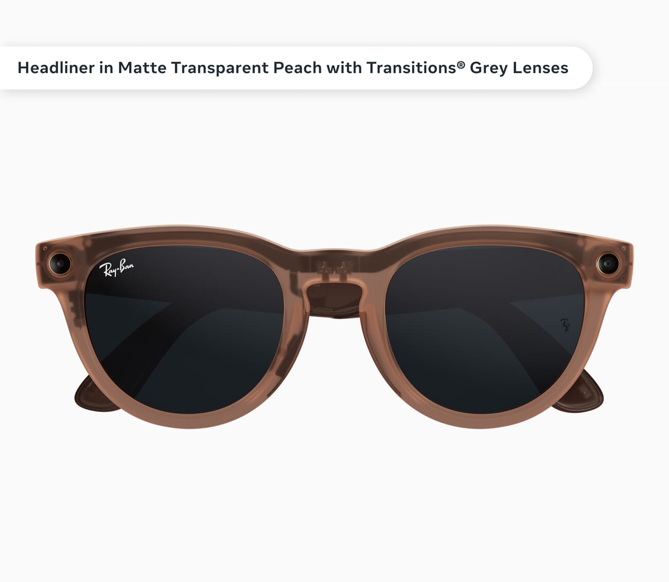 Ray-Ban Meta Scriber smart glasses side profile showing slim prescription-ready design