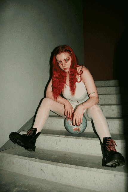staircase photoshoot