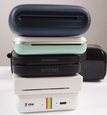 KODAK Step Instant Color Photo Printer with Bluetooth/NFC, Zink Technology  & KODAK App for iOS & Android (Blue) Go Bundle, 2x3