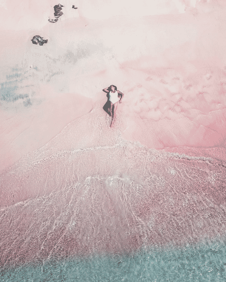 taking aerial shot of yourself