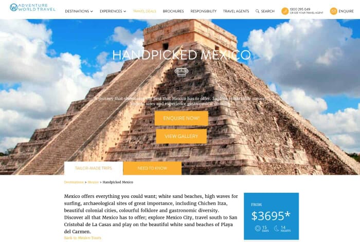 Mexico Photo Tour by Adventure World Travel (based in Australia)