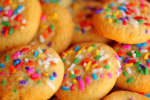 Sweet Rainbow Sugar Cookies by Pink Sherbet Photography