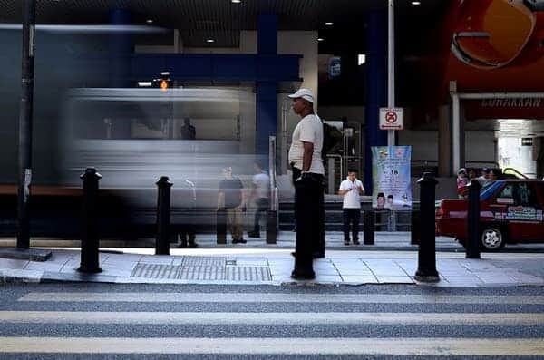 Stillness | Slow Shutter | Masjid Jamek LRT Station by John Ragai