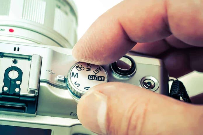 manual mode setting in camera