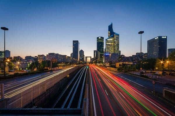Twilight in La Défense by David Bertho