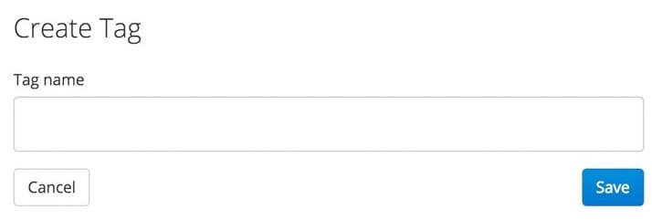 Adding Tags