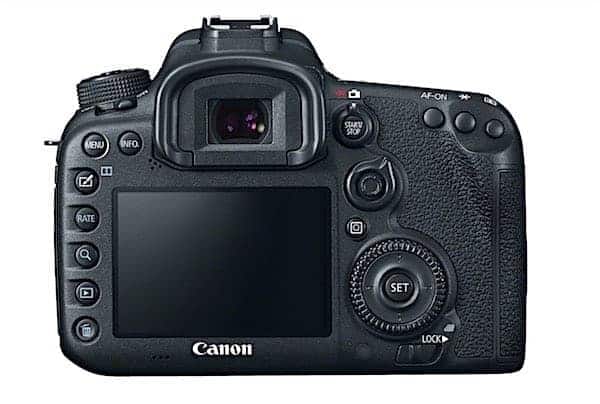 EOS D7 II fixed LCD on back