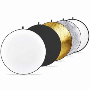Neewer 43-inch / 110cm 5-in-1 Collapsible Multi-Disc Light Reflector