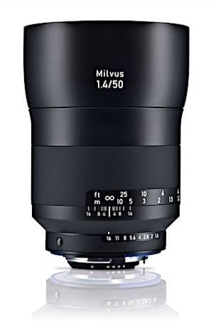 Zeiss Milvus 50mm f/1.4 ZF.2 Lens for Nikon F
