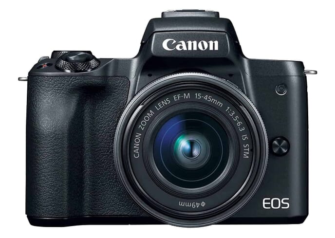 Canon EOS M50 Mirrorless Camera Kit w:EF-M15-45mm and 4K Video (Black)