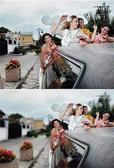 blur the background of your image