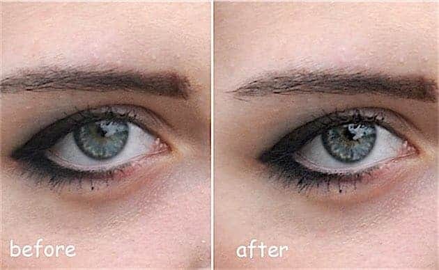 Example of usage the Sharpen tool