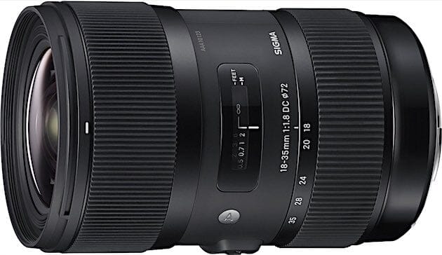 Sigma 18-35mm F1.8 DC HSM Lens (Black)