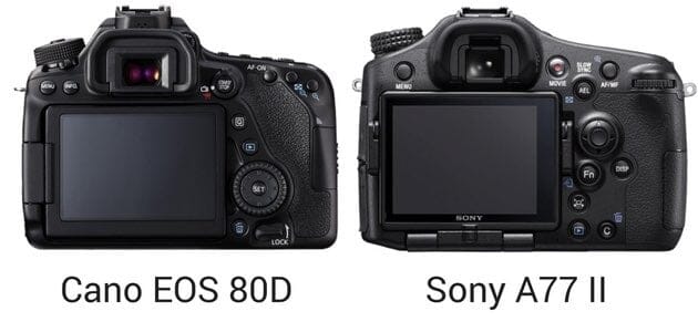 Canon and Sony LCD Screens