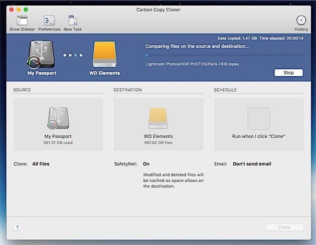 Carbon Copy Cloner: uma solução fácil para fazer backup de todas as suas imagens