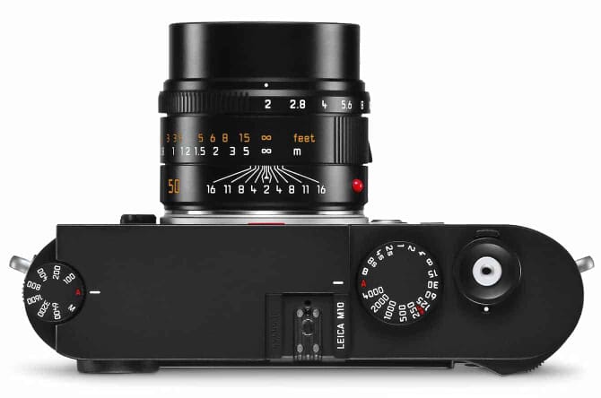 Leica M10 Top Dials and Lens