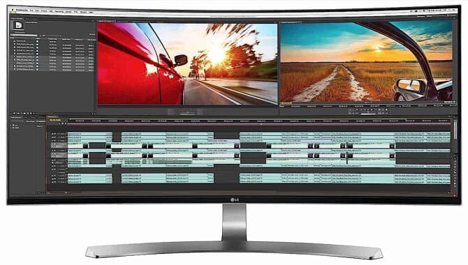 LG 34UC98-W 34-Inch 21:9 Curved UltraWide QHD IPS Monitor with Thunderbolt