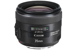 Canon EF 35mm f/2 lens