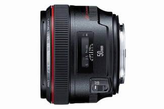 Canon EF 50mm f/1.2 lens