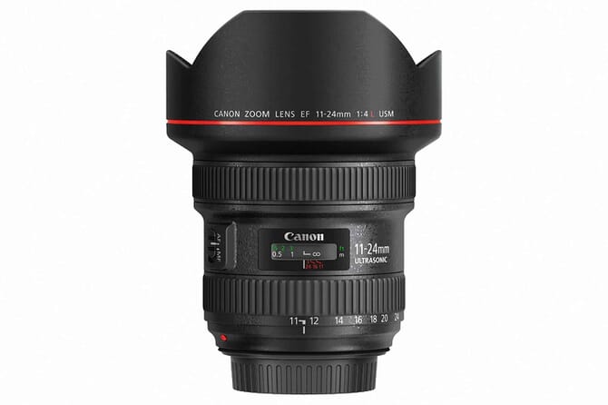 Canon EF 11-24mm F/4-L lens