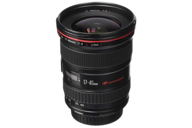 Canon EF 17-40 f/4-L lens