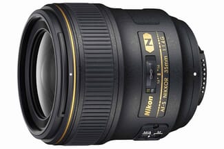 Nikon AF FX NIKKOR 35mm f/1.4 lens