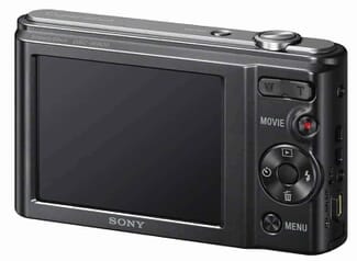 Sony W800/B 20 MP Digital Camera Back View