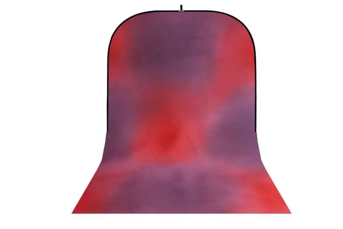 Collapsible backdrop with floor piece