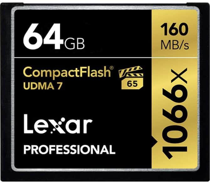 Compact Flash Card Compact Flash Card Lexar 64GB 1066x a Great CF Card