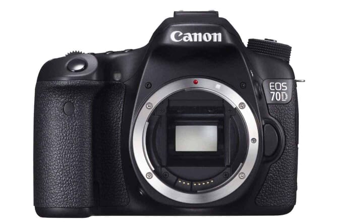 Still one of the most presented DSLRs: the Canon EOS 70D