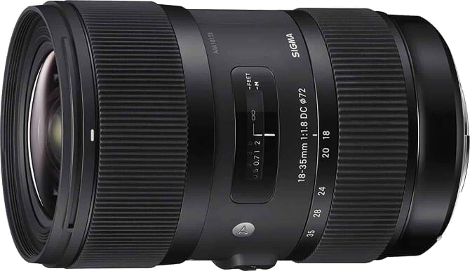 Best Lenses for Canon EOS 80D: Sigma 18-35mm f/1.8 DC HSM Art Lens