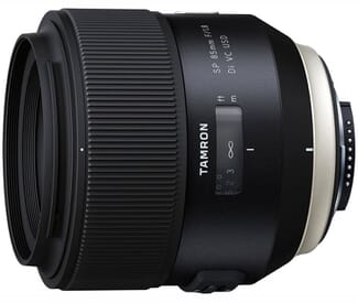 Tamron SP 85mm f1.8 Di VC USD lens