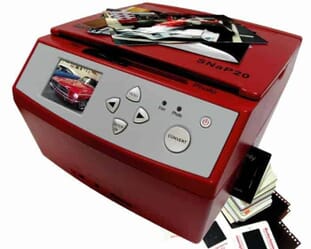 Another graet Slide Scanner: theWolverine SNAP20 20 Megapixels 35mm Slides Negatives and Photo to Digital Image Converter, Red
