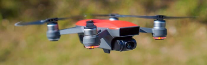 DJI Spark Drone in Flight