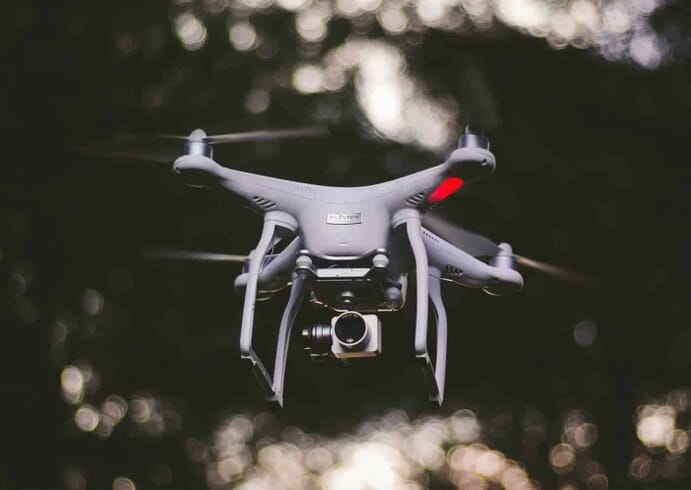 Drone Taking Aerial Photographs